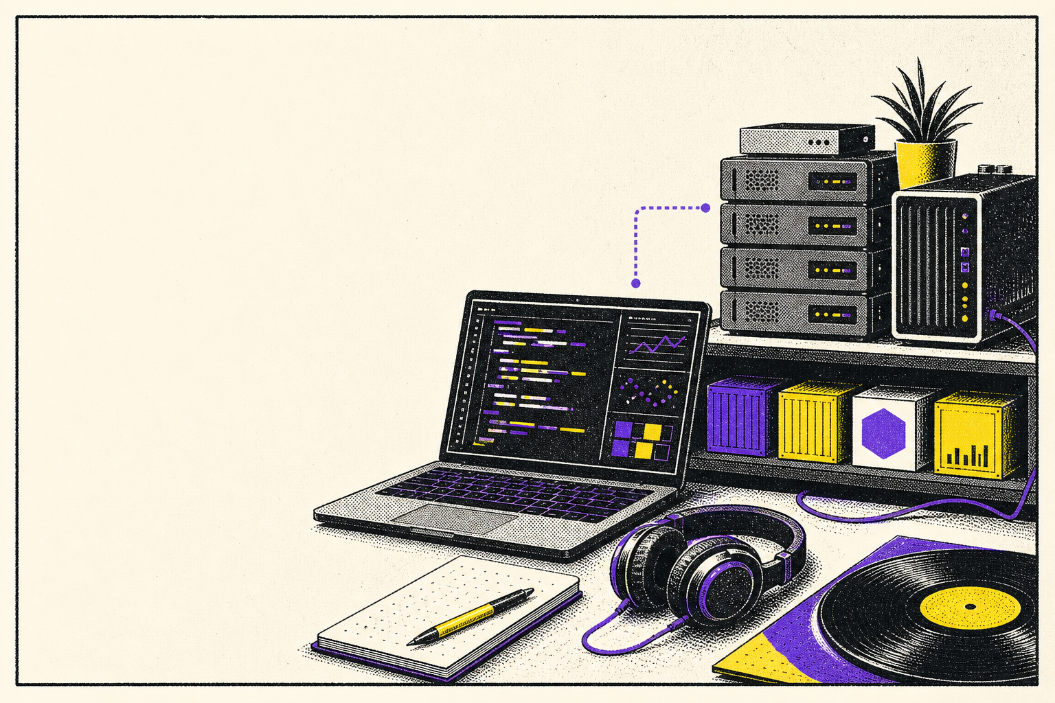 Illustration eines persönlichen Homelab-Systems